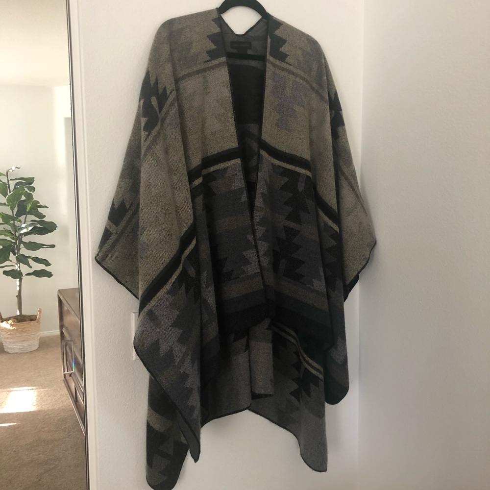 Printed Poncho
